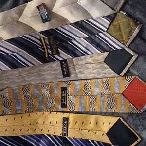 LOT 11 Men's Neckties,Tommy Hilfiger,Roberto Visillini,Bello Uomo,Pebble Beach